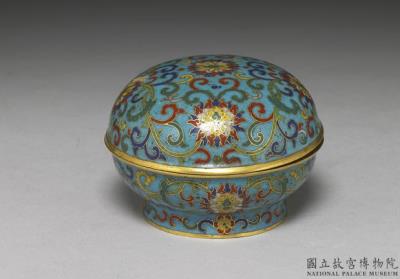 图片[3]-Copper box in cloisonne enamels, Qing dynasty, Qianlong reign (1736-1795)-China Archive